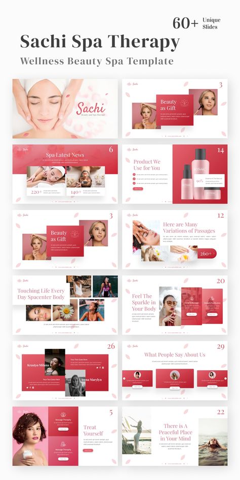 Cosmetics Presentation Design, Spa Template Design, Product Powerpoint Presentation, Beauty Presentation Design, Spa Infographic, Product Powerpoint, Slides Layout, Website Layout Design, Beauty Cosmetics Design