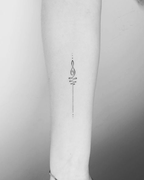 30+ Unalome Tattoo Ideas: Inspiring Designs and Their Meaning - 100 Tattoos Unalome Tattoo Fine Line, Creativity Symbol Tattoo, Unalome Wrist Tattoos For Women, Small Vertical Tattoos For Women, Tattoo For Moving On, Fine Line Unalome Tattoo, Unalome Tattoo Chest, Line Symbol Tattoo, Unalome Tattoo Back