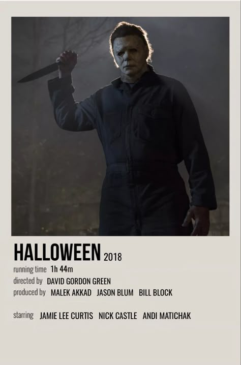 minimal polaroid movie poster for halloween (2018) Halloween Movie Poster, The Fall Movie, Indie Movie Posters, Film Polaroid, Movies To Watch Teenagers, Movie Horror, Most Paused Movie Scenes, Halloween Film, Iconic Movie Posters