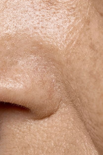 Close up on face pores texture | Premium Photo #Freepik #photo #beauty #clean #skin-care #features Up Close Body Shots, Close Up Body Photography, Skin Close Up, Face Close Up, Skin Texture Photography, Skin Up Close, Peach Fuzz On Face, Skin Reference, Texture References