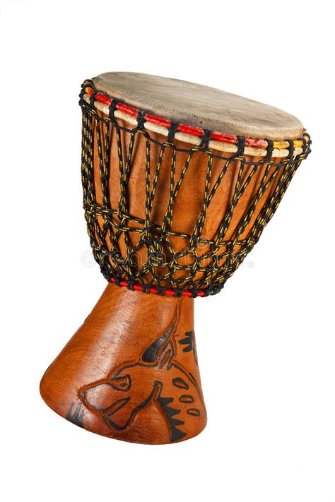 Djembe. Ethnic drum made of wood and goat skin Dymb (isolated object , #sponsored, #drum, #wood, #Djembe, #Ethnic, #goat #ad Instruments Music, Djembe Drum, Skin Tone Hair Color, Birthday Props, Dope Cartoon Art, Simple Background Images, Tone Hair, Simple Background, Vector Stock