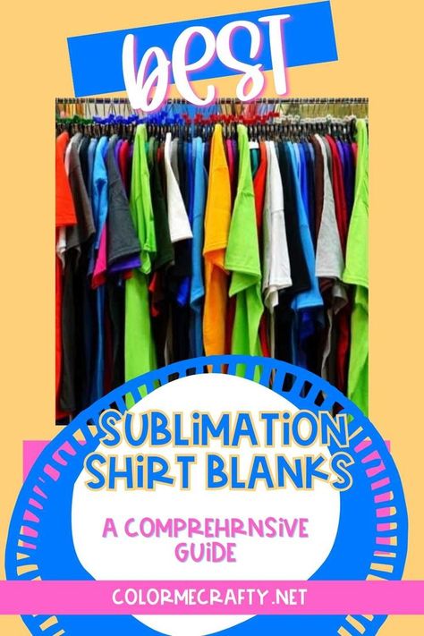 You will want to use the best shirt blanks to ensure the highest quality for your sublimation projects. Find out which ones to use and get tips on where to find them. Sublimation Shirts, Sublimation Shirt, Best Shirt, Sublimation Projects, Polyester Resin, Blank T Shirts, Just So You Know, Sublime Shirt, Sublimation Blanks