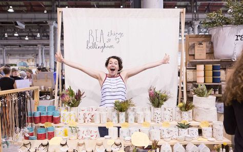 The Finders Keepers - Sydney Spring / Summer 2017 Market Stall Backdrop, Backdrop For Market Stall, Diy Market Backdrop, Market Backdrop, Craft Stall Display, Market Stall Display, Art Fair Booth, Stall Display, Stand Feria