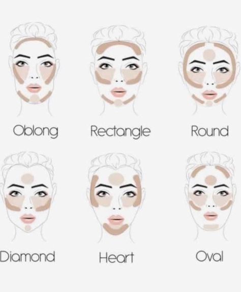 Cheryl Cavanaugh- Tips for women over 40! on Instagram: “Here’s another helpful contour guide according to face shape! So what’s the difference between the two posts? The previous post focuses…” How To Contour A Diamond Shaped Face, Highlight And Contour Oval Face, V Shape Contour, Diamond Face Shape Contour, Contour A Round Face Shape, Face Shape Contour, Learning Makeup, Sarcasm Comebacks, Rectangle Face Shape