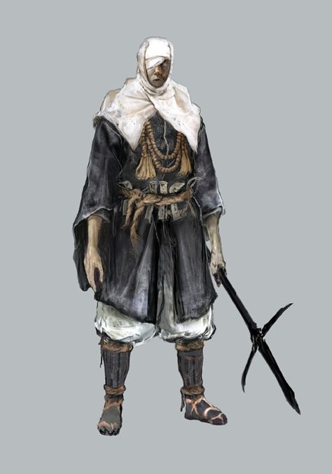 Shinobi Hunter Concept Art - Sekiro: Sombras morre duas vezes galeria de arte Micah Bell, Character Classes, Sekiro Shadows Die Twice, Pathfinder Rpg, Dragon Knight, Samurai Art, Game Concept Art, Fantasy Armor, Game Character Design