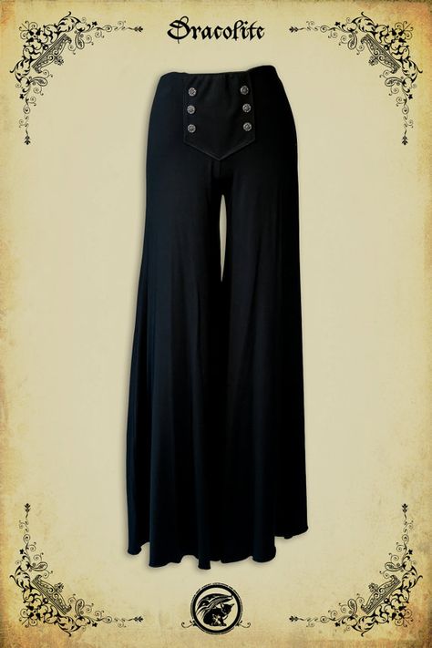 Medieval clothing pant steam punk clothing medieval by Dracolite, $139.00 Medieval Pants, Mode Steampunk, Punk Pants, Fashion Dresses Formal, Fashion 80s, Victorian Costume, Palazzo Pant, Steampunk Costume, 80s Style