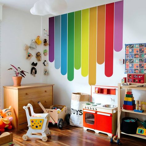 Amazon.com: astrkiz Colorful Vigor Rainbow Wall Border Stickers Peel and Stick, Rainbow Stripes Baseboard Wall Arch Decor, Headboard Wall Mural Sticker for Kids Room Playroom Vinyl Wall Decal Sticker : Baby Boys Rainbow Bedroom, Wall Arch Decor, Rainbow Boys Room, Rainbow Themed Bedroom, Rainbow Kids Room, Playroom Mural, Rainbow Wall Mural, Rainbow Mural, Wall Arch