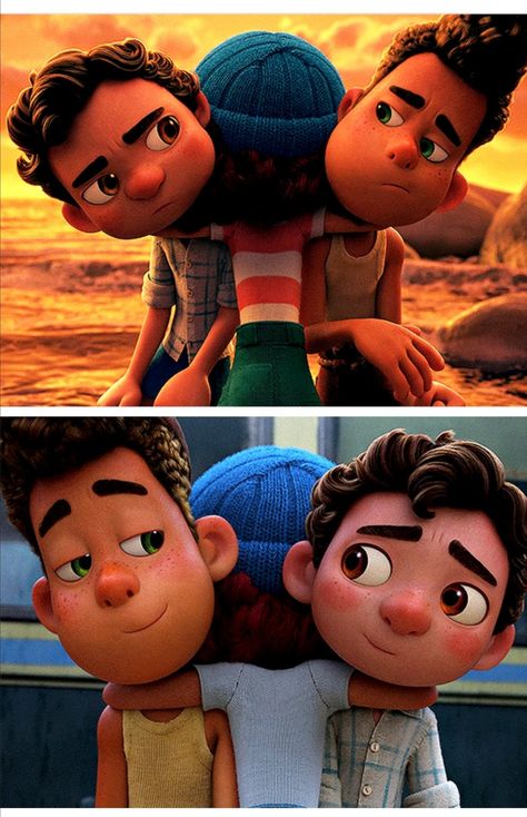 Luca X Giulia, Luca Movie, Luca Alberto, Luca Pixar, Luca Disney, Lucas Movie, Gay Fish, Disney Pixar Movies, Cute Disney Pictures