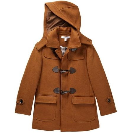 Boys School Outfits, Coat For Winter, Baby Boy Coat, Hooded Jean Jackets, Boys Winter Jackets, Boys Winter Coats, Toggle Coat, Outdoor Coats, Great Coat