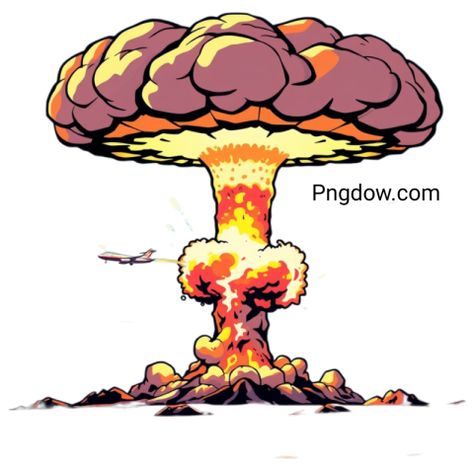 An illustration depicting a mushroom cloud, symbolizing an explosion, with a second mushroom cloud in the background Cloud Mushroom, Mushroom Cluster Drawing, Explosion Mushroom Cloud, Mushroom White Background, Mushroom Cloud, Png Images, Fireworks, Transparent Background, Background Images