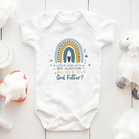 Will You Be My Godfather, Godfather Proposal, Godfather Gifts, God Father, Father Gift, Baby Vest, Personalised Baby, God Parents, Instagram Logo