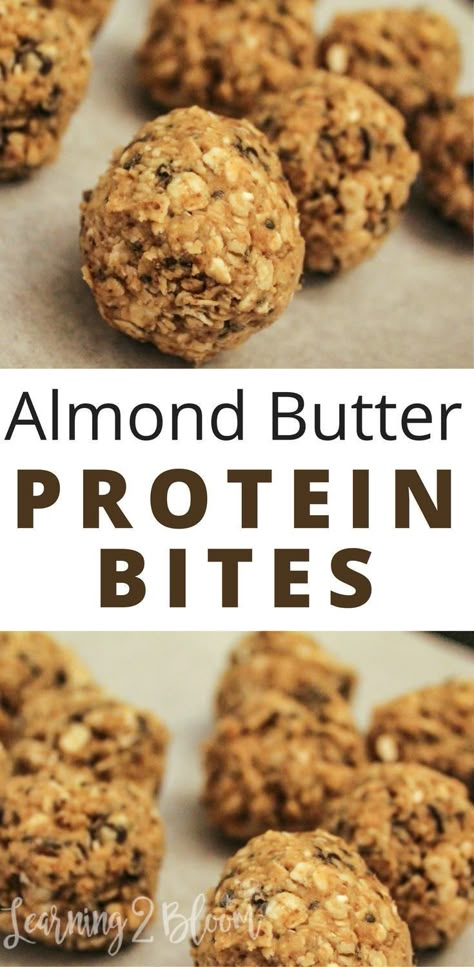 Almond Butter Snacks, Healthy Snacks For School, Snacks For School, Healthy School Snacks, Healthy Protein Snacks, Low Carb Snack, Fitness Blender, Healthy Vegan Snacks, Protein Bites