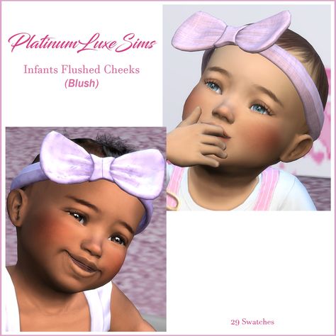 Infants Flushed Cheeks (Blush) - The Sims 4 Create a Sim - CurseForge Flushed Cheeks, Sims 4 Decades Challenge, Ts4 Mods, The Sims 4 Packs, Sims 4 Cc Makeup, Tumblr Sims 4, Play Sims, Sims Games, Sims 4 Toddler