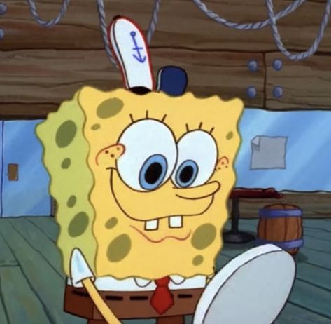 Old Spongebob, Spongebob Pfp, Spongebob Cute, Imagination Spongebob, Spongebob Funny Pictures, Spongebob Pics, Pineapple Under The Sea, Spongebob Funny, Spongebob Memes