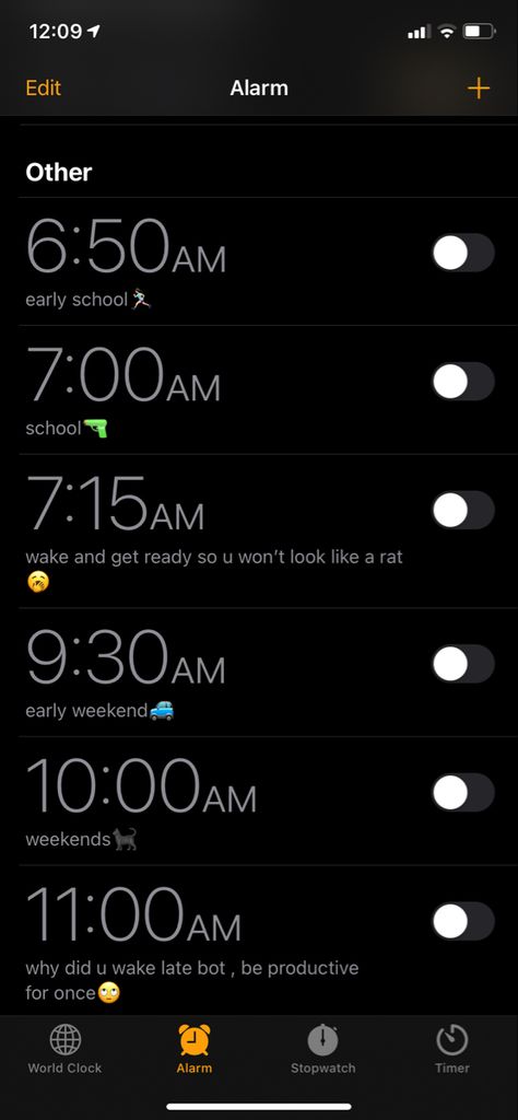 Cute Alarm Names, Alarm Names, Alarm Clock Iphone, After School Routine, School Routine, Alarm Clocks, Wallpaper Photos, Iphone Wallpaper Photos, Healthy Lifestyle Inspiration