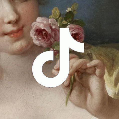 Classical Art App Icons, Artsy App Icons, Ecosystem Aesthetic, Pretty App Icons, Tiktok App Icon Aesthetic, Tiktok Icon Aesthetic, App Icon Tiktok, Tiktok App Icon, Oil Painting App