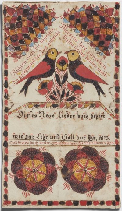 Pennsylvania German Fraktur Art - Amish America Folk Art Drawing, Fraktur Art, Bucks County Pennsylvania, German Folk, Folk Design, Pennsylvania Dutch, German Art, Bucks County, American Folk Art