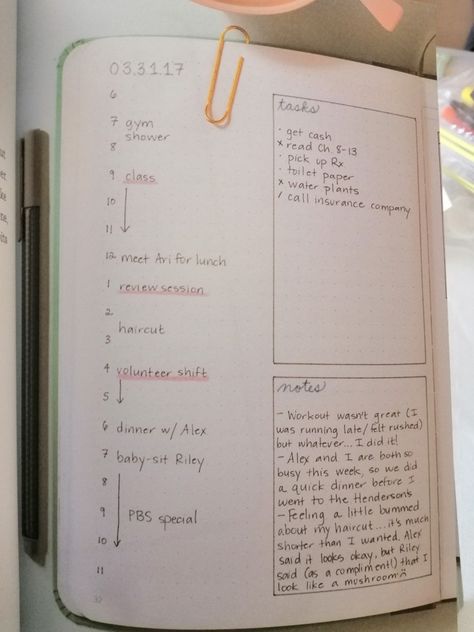 Daily Journal Layout Writing, Hourly Planner Aesthetic, Bullet Journal Hourly Layout, Daily Bujo Spread, Daily Journaling Layout, Bujo Daily Spread Layout, Daily Bullet Journal Layout, Bujo Daily Spread, Daily Journal Ideas Layout