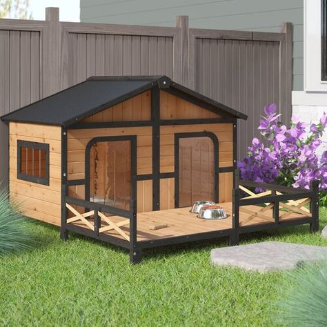 Wayfair Dog House in The Dapple's Black Friday Sales Round Up for Dog Lovers Including Dog Treats, Dog Toys, and Dog Beds on Sale Plastic Dog House, Insulated Dog House, Wood Dog House, Wooden Dog House, Doggie Daycare, Outdoor Dog House, Cool Dog Houses, Dog House Diy, Dog Pen