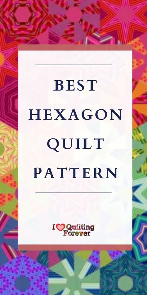 Octagon Quilting Designs, How To Hexagon Quilt, Scrappy Hexie Quilts, Hexagon And Triangle Quilt Pattern, Harmony Quilt Pattern, Sewing Hexagons Together, Hexagon Patchwork Ideas, Hexie Projects Free Pattern, Hexagon Quilt Blocks Free Pattern