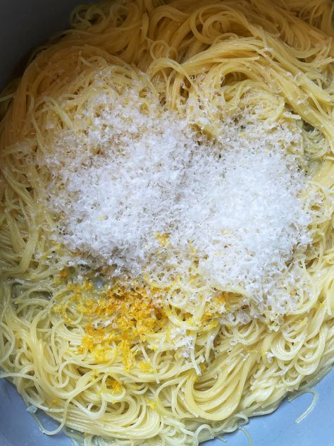 The Pasta Queen, Lemon Pasta Recipes, Pasta Queen, Lemon Spaghetti, Queens Food, Lemon Pasta, Yummy Pasta Recipes, Tasty Pasta, Pasta Shapes