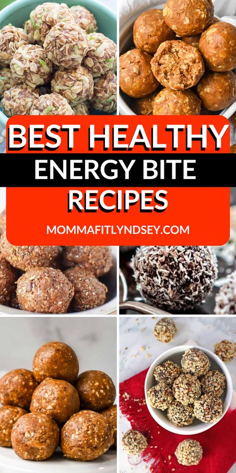 Delicious healthy energy ball and energy bite recipes! Make these easy no bake snacks for a quick and easy clean eating treat. Many with protein and ingredients like oatmeal, peanut butter, dates, chocolate, and more! Easy No Bake Snacks, Peanut Butter Dates, Cranberry Almond Energy Bites, Homemade Energy Bites, Easy Protein Snacks, Dates Chocolate, Energy Balls Recipe, Energy Bite, Protein Balls Healthy