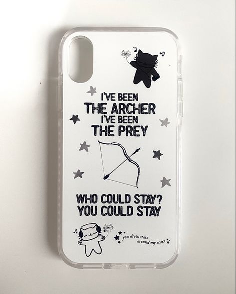 Archer Taylor Swift, The Archer Taylor Swift, Taylor Swift Phone Case, Taylor Swift Costume, Book Tabs, The Archer, Case Ideas, Gift Inspo, Iphone 10