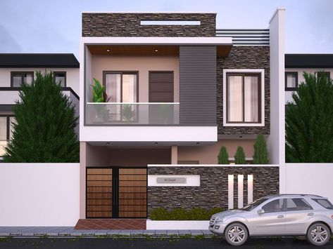 20 50 House Plan, Small House Design Philippines, House Structure Design, Small House Design Architecture, Concept Models Architecture, House Balcony Design, Closet Design Layout, Small House Design Exterior, Front Elevation Designs