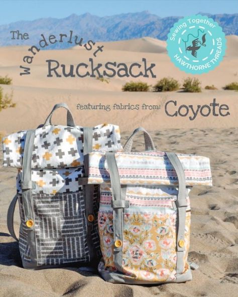 Wanderlust Rucksack free sewing pattern. Fully featured backpack with free sewing pattern and step by step tutorial. Has a roll over top so you can add more or less and keep the bag the right size for the contents. Great school backpack for the kids too. #SewModernBags #SewABackpack #BackpackSewingPattern #SewARucksack #RucksackSewingPattern #SewingForFree #FreeSewingPattern Free Sewing Patterns For Women, Backpack Patterns, Backpack Project, Backpack Pattern Sewing, Backpack Sewing, Sewing Patterns For Women, Backpack Tutorial, Free Sewing Patterns, Backpack Free