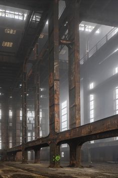 Abandoned Wearhouse, Abandoned Industrial, Abandoned Warehouse, Factory Interior, Sci Fi Architecture, Abandoned City, Brutalism Architecture, Abandoned Cities, Abandoned Factory