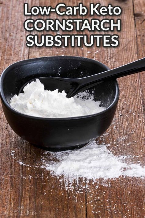 There are plenty of keto substitutes for cornstarch out there if you need an alternative. This guide gives the best low-carb alternatives. Keto Thickening Agent, Corn Starch Substitute, Substitute For Cornstarch, Ketovore Recipes, Keto Substitutes, Cornstarch Substitute, Keto Ingredients, Keto Seasoning, Ketosis Diet Recipes