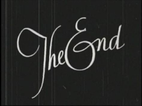 the end Old Hollywood Font, Hollywood Font, Lucia Zambetti, Lizzie Bennet, Thats All Folks, Custom Calligraphy, Video Ideas, Movie Titles, I Remember When