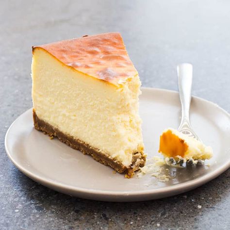 Foolproof New York Cheesecake | America's Test Kitchen Ny Cheesecake, Donut Toppings, Caramel Chocolate Bar, Cookie Toppings, Caramel Tart, Milk Street, Kitchen New York, Preppy Kitchen, America's Test Kitchen Recipes