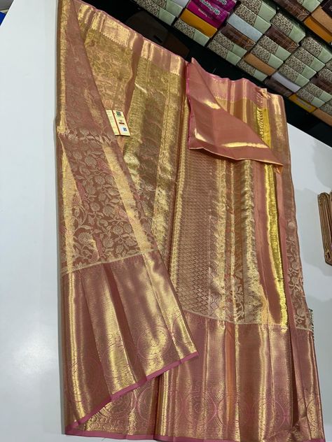 Pure kanchipuram silk saree  Whatsapp number 7200136209 Bridal Tissue Silk Saree, Bridal Sarees South Indian Kanchipuram, Tissue Kanchipuram Silk Saree, South Indian Bridal Sarees, Sarees South Indian, Reception Saree, Kanchi Sarees, Tissue Silk Saree, Bridal Sarees South Indian