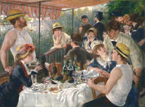 Luncheon Of The Boating Party, Renoir Art, Renoir Paintings, Istoria Artei, French Paintings, Auguste Renoir, Pierre Auguste, Pierre Auguste Renoir, Great Paintings