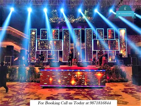 Our amazing LED Wall Setup make your special event more special and entertaining! _____________________ . . For the 'Best LED Wall Stage Setup' booking call us today at 9871816844.!! . . #RPEnterprises #RPEnterprisesProducts #CorporateEvent #RPEnterprisesLedwall #Light #Ledwall #3mm #HDSwitcher .⁠#corporate #business #events #corporateevents #design #entrepreneur #event #eventplanner #SoundSetup #DJSetup #DJonRent #SoundonRent #LEDLightSetup #LEDLightSetuponRent #SetuponRent #StageSetup Led Mapping Stage, Stage Setup Design, Led Screen Backdrop Stage Design Wedding, Led Wall Backdrop Stage Design Wedding, Led Screen Stage Design Backdrops, Led Wall Design Stage, Led Stage Design Events, Sangeet Stage, Led Backdrop