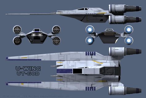 U Wing, Troop Transport, Star Wars Ships Design, Star Fighter, Star Wars Spaceships, Star Wars Models, Star Wars Vehicles, Starship Design, Sci Fi Ships