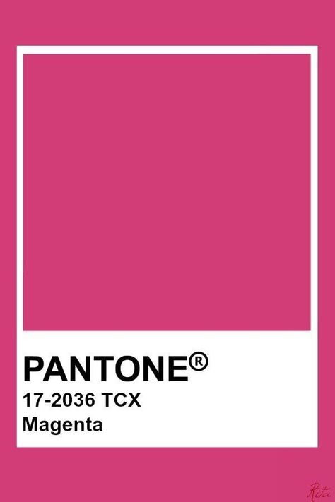 Magenta Color Pantone, Magenta Pantone Colour Palettes, Majenta Color Pallete, Pantone Magenta 2023, Magenta Colour Palette, Fuschia Pantone, Magenta Paint Colors, Hot Pink Pantone, Pantone Pink Shades