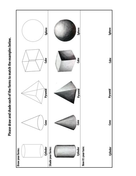 The smARTteacher Resource: Value Scale Worksheet Shading Worksheet, Value Drawing, Art Handouts, Work Sheet, Art Theory, Elements And Principles, Shading Techniques, Art Worksheets, Pencil Shading