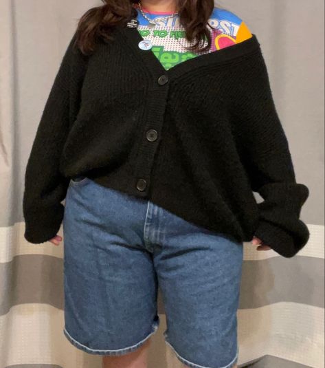 Plus Size Cardigan Outfit, Plus Size Thrifted Outfits, Plus Sized Alternative Fashion, Plus Size Indie Outfits, Grunge Plus Size, Plus Size Aesthetic Outfits, Plus Size Grunge, Plus Size Y2k, Devon Lee Carlson