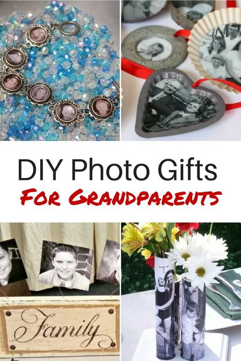 If there's one thing that most grandparents have in common, it's that they like to show off photos of their grandchildren! With this in mind, I thought it would be a great idea to showcase some of my favorite DIY photo gift ideas as well as some pre-made options. Here are a few fun ideas for photo gifts for grandparents! I have provided affiliate links for your shopping convenience. If you buy something from clicking one of my links, I will get a commission from the sale. It will not cost you a Diy Gifts For Grandparents, Stain Cabinets, Grandparents Diy, Picture Crafts, Picture Gifts Diy, Easy Painting Projects, Grandparent Photo, Photo Gifts Diy, Easy Homemade Gifts