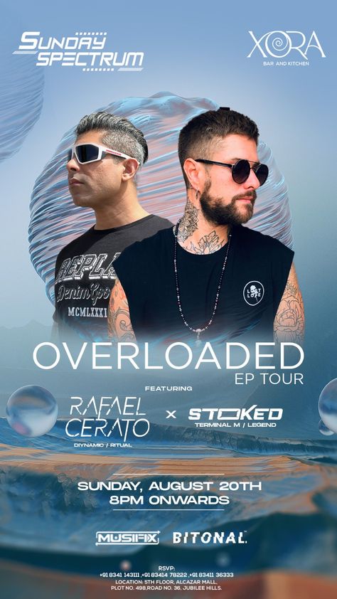 created a flyer for RAFAEL CERATO & STOKED performing live at xora Mobile: +91 82472 17179 Mail us: hi.flyhighdigital@gmail.com #arts #artworks #design #designedavideo #motionvideo #video #videoediting #designedavideo #createdavideo #creatives #artworks #creativity #technomusic #techno #music Dj Performance Poster, Dj Event Poster Design, Techno Party Poster, Dj Poster Design, Dj Flyer Design, Techno Poster, Dj Poster, Club Posters, Flyers Ideas