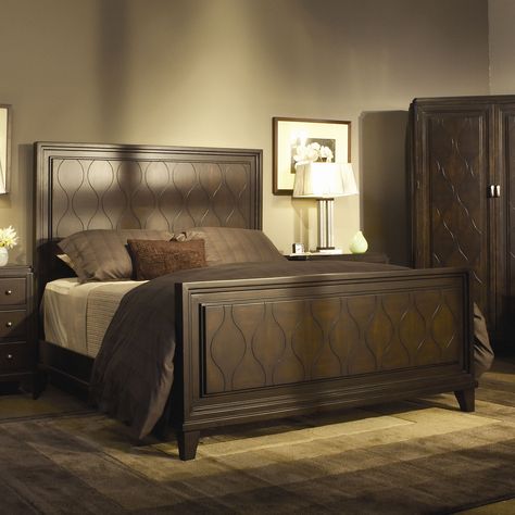 Luxury Wooden Bed, Dark Wood Bedroom Furniture, Simple Furniture Design, Brown Bedroom Decor, Solid Wood Bedroom Furniture, Simple Bed Designs, Modern Cupboard, Wood Bed Design, Painted Bedroom Furniture