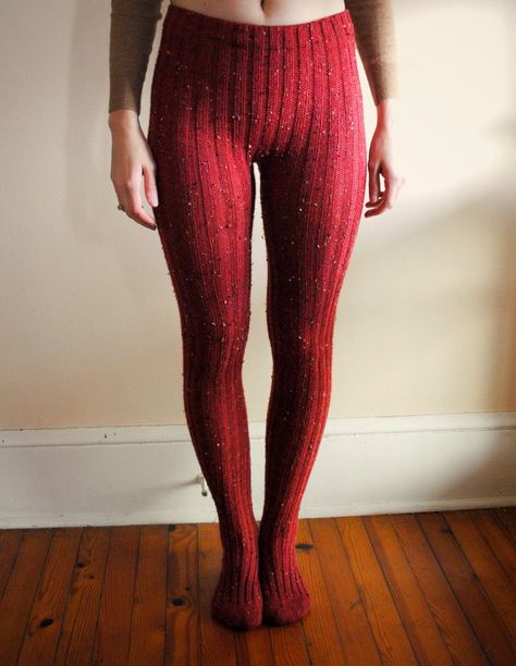 Knit Tights Outfit, Wool Tights, Red Tights, Knit Tights, Patterned Tights, Fire Fits, Knit Picks, Leggings Pattern, Little Outfits