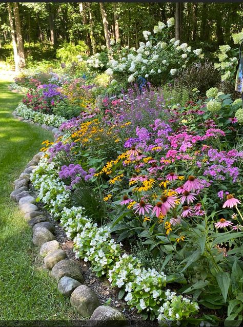 Large Bed, Flower Landscape, Wild Flower, Cut Flowers, Wild Flowers, Bed, Flowers