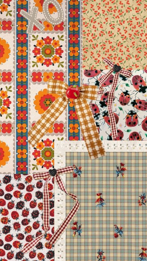 Grandma Wallpaper Aesthetic, Twee Aesthetic Wallpaper, Grandma Wallpaper, Patchwork Wallpaper, Collage Material, Lock Screens, Wallpaper Aesthetic, Drawing Reference, Fabric Wallpaper