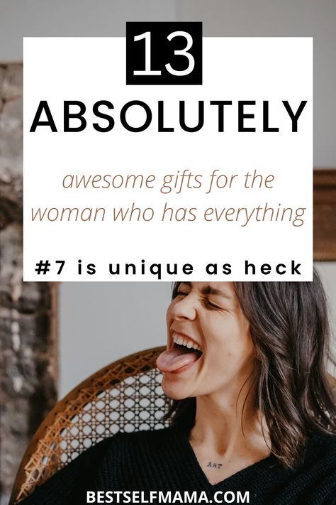 These gifts for the woman who has everything are a must-see. There is sure to be something on this list for all the women in your life. #giftsforwomen #giftideasforwomen #bestgiftideas #giftgiving #birthdaygiftsforwomen #giftideas Gift Ideas For Women Who Have Everything, Woman Muat Have Gifts, Gifts For The Woman Who Has Everything, Symbolic Pendant Necklace As Gift For Her, Gifts For Women Who Have Everything, Womans Gifts, Best Gifts For Pregnant Women, Best 50th Birthday Gifts Woman Amazon.com, Gifts For Older Women Amazon.com