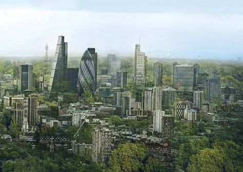 Utopia City, Rooftop City, Green Facade, Noise Pollution, Eco Friendly Furniture, Urban Lighting, Sustainable Agriculture, Filter Air, Future City