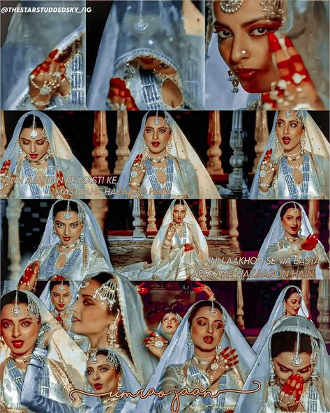 Rekhaji as umrao jaan from 1981 film umrao jaan Umrao Jaan Rekha, Umrao Jaan, Indian Cinema, Indian Aesthetic, The History, Film, History, Quick Saves