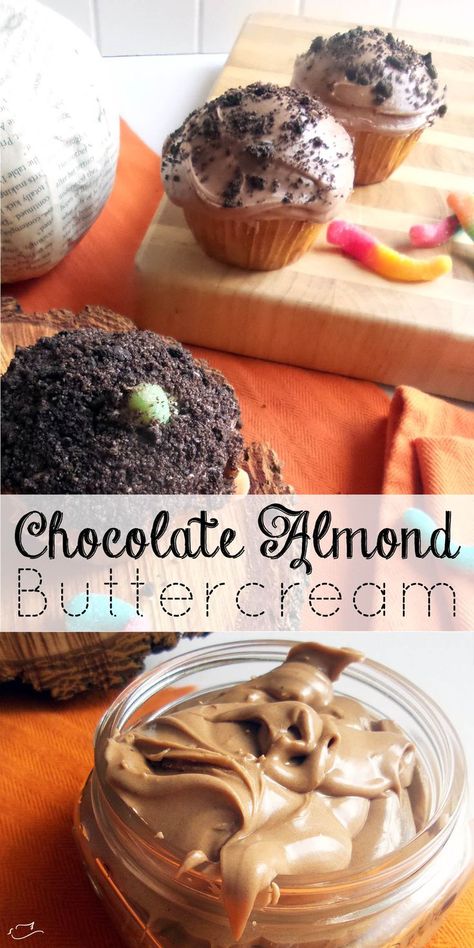 chocolate almond buttercream - Little Dove Blog Quick Party Desserts, Basic Buttercream Recipe, Almond Buttercream, Hot Fudge Cake, Easy Party Desserts, Chocolate Almond Butter, Hot Chocolate Fudge, Layered Cakes, Single Serve Desserts